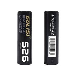 S26 BATTERIA 18650 2600 MAH 25A GOLISI - PILE