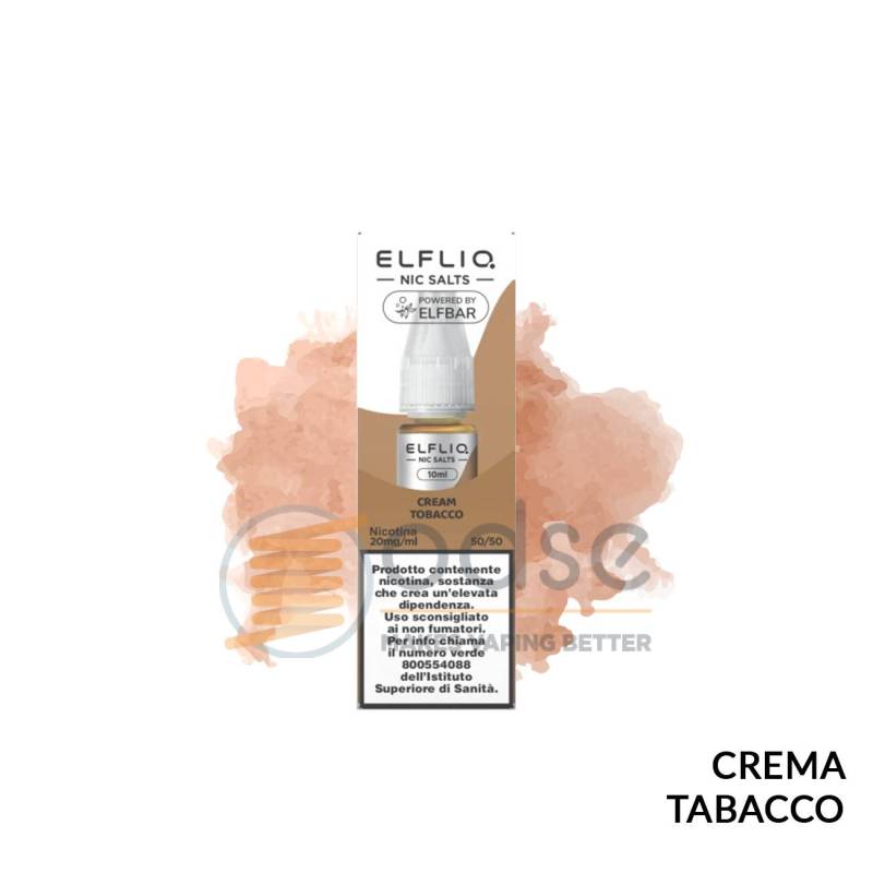 CREAM TOBACCO LIQUIDO ELFLIQ 10 ML - 10 mL