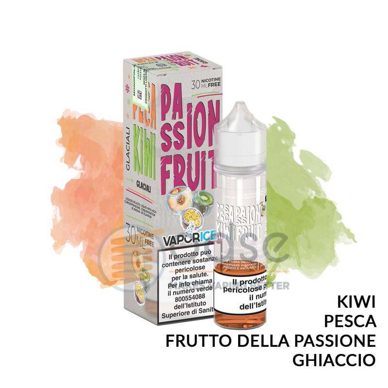 PESCA KIWI PASSION FRUIT PREMIX VAPORICE VAPORART - Mix 'n vape