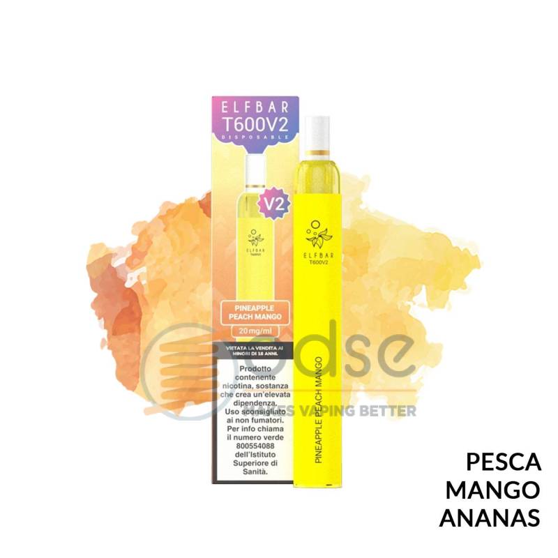 PINEAPPLE PEACH MANGO POD USA E GETTA ELFBAR T600 V2 - Pod usa e getta