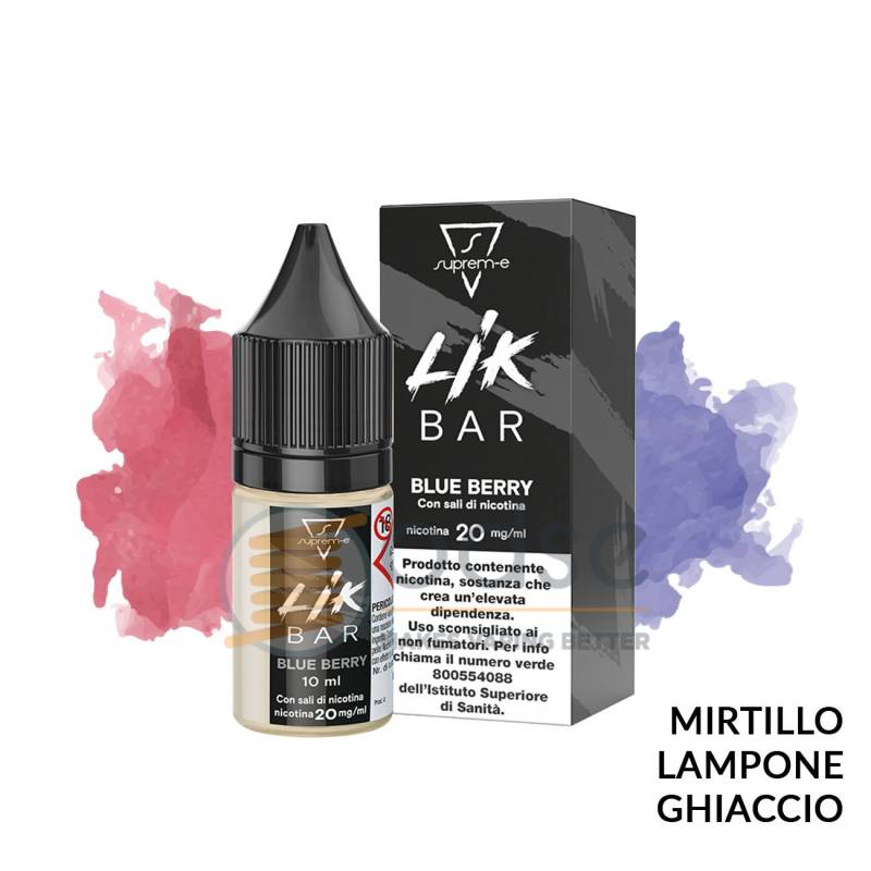 BLUEBERRY LIQUIDO LIK BAR SUPREM-E 10 ML - 10 mL