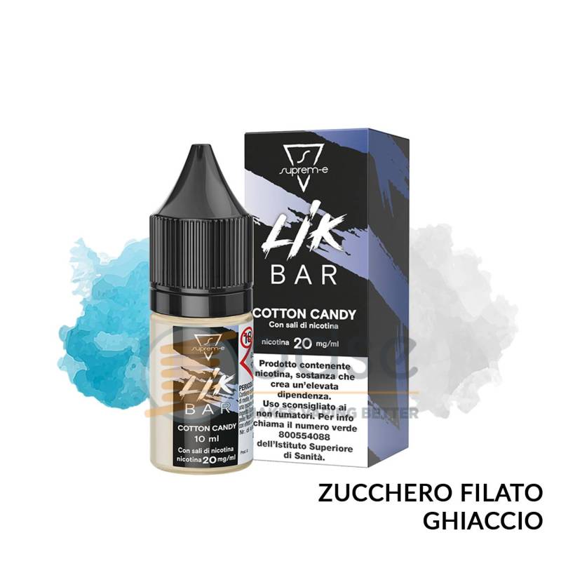 COTTON CANDY LIQUIDO LIK BAR SUPREM-E 10 ML - 10 mL