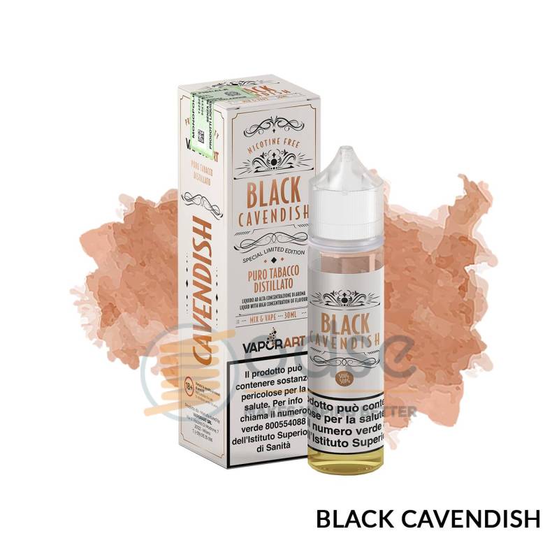 BLACK CAVENDISH PREMIX DISTILLATI VAPORART - Mix 'n vape
