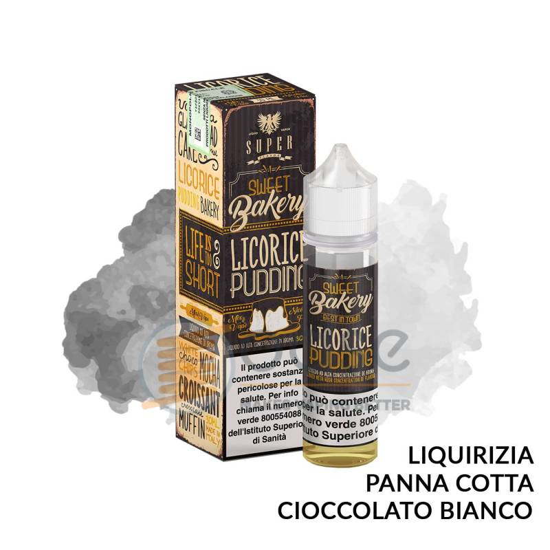 LICORICE PUDDING PREMIX SUPER FLAVOR - Mix 'n vape