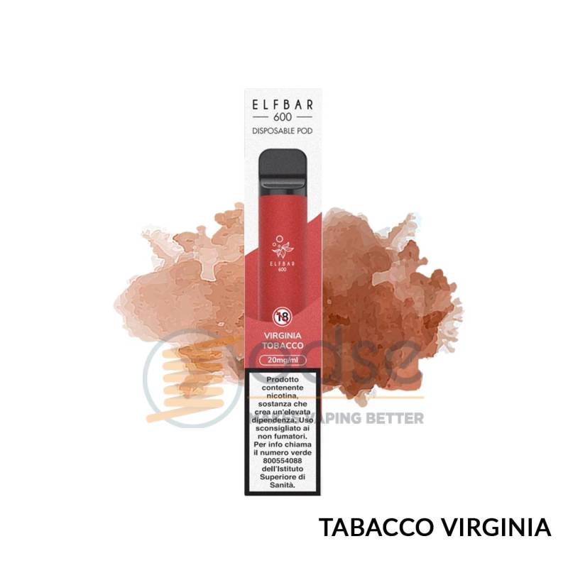 VIRGINIA TOBACCO POD USA E GETTA ELFBAR 600 - Pod usa e getta