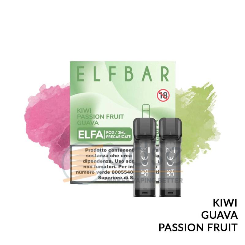 KIWI PASSION FRUIT GUAVA POD PRECARICATA ELFA 2 PEZZI - Pod precaricate