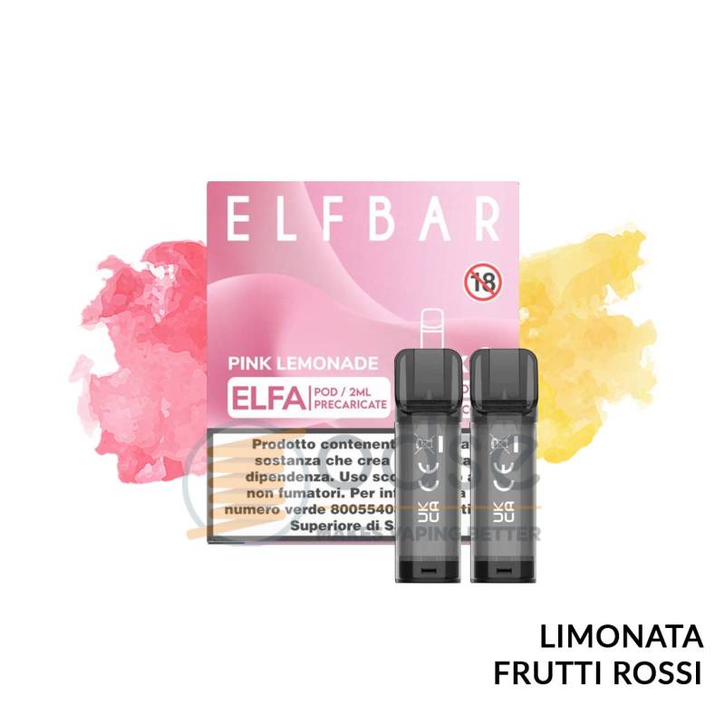 PINK LEMONADE POD PRECARICATA ELFA 2 PEZZI - Pod precaricate