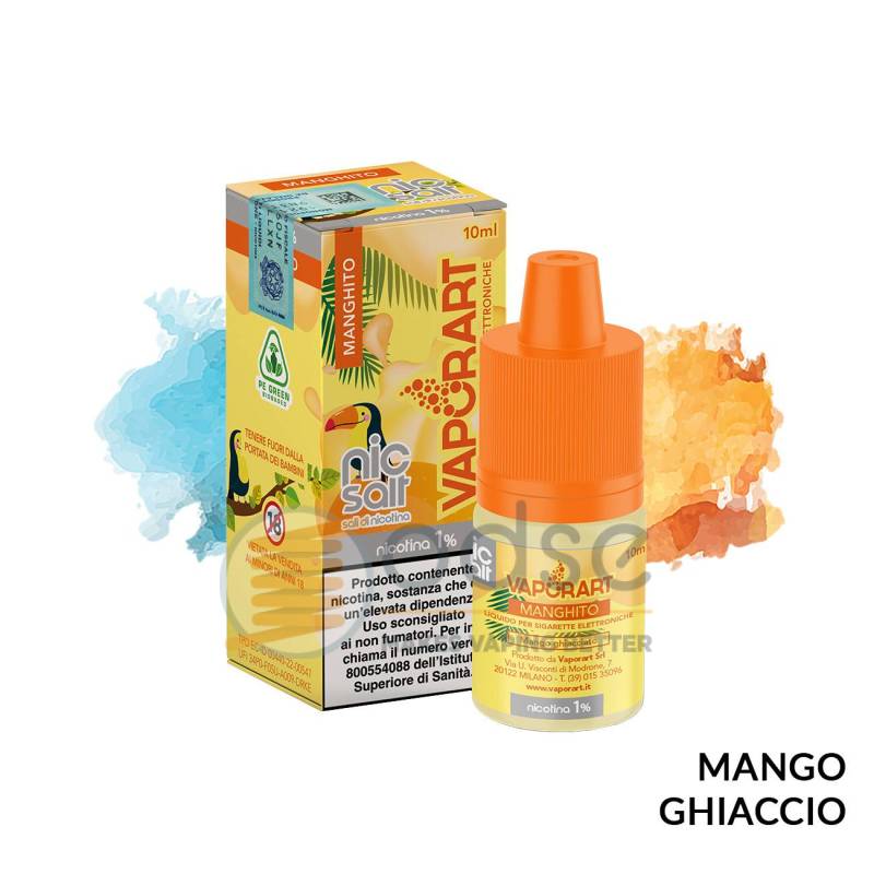 MANGHITO LIQUIDO NIC SALT VAPORART 10 ML - 10 mL
