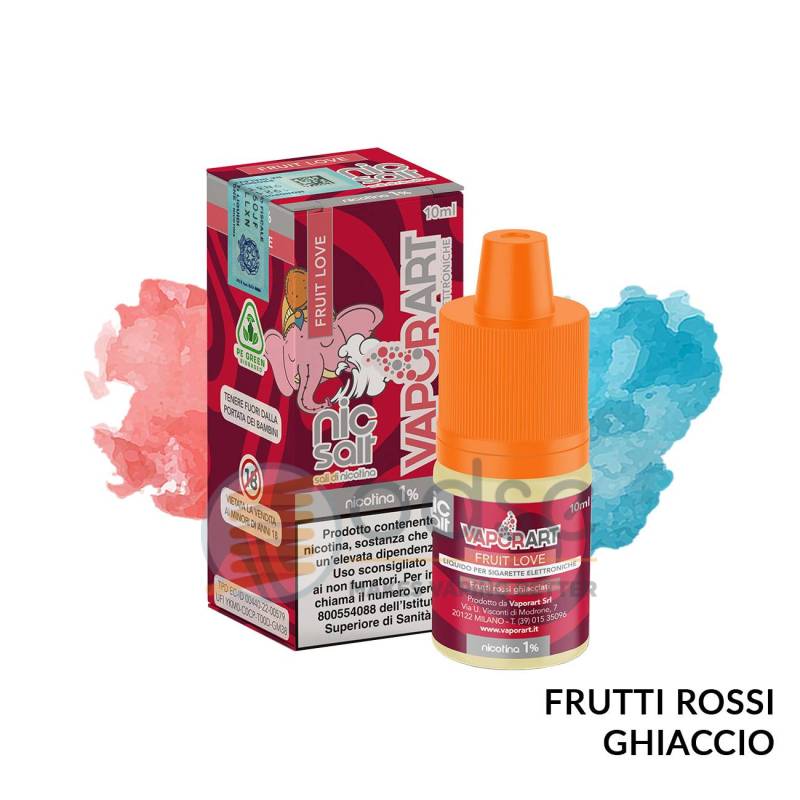 FRUIT LOVE LIQUIDO NIC SALT VAPORART 10 ML - 10 mL