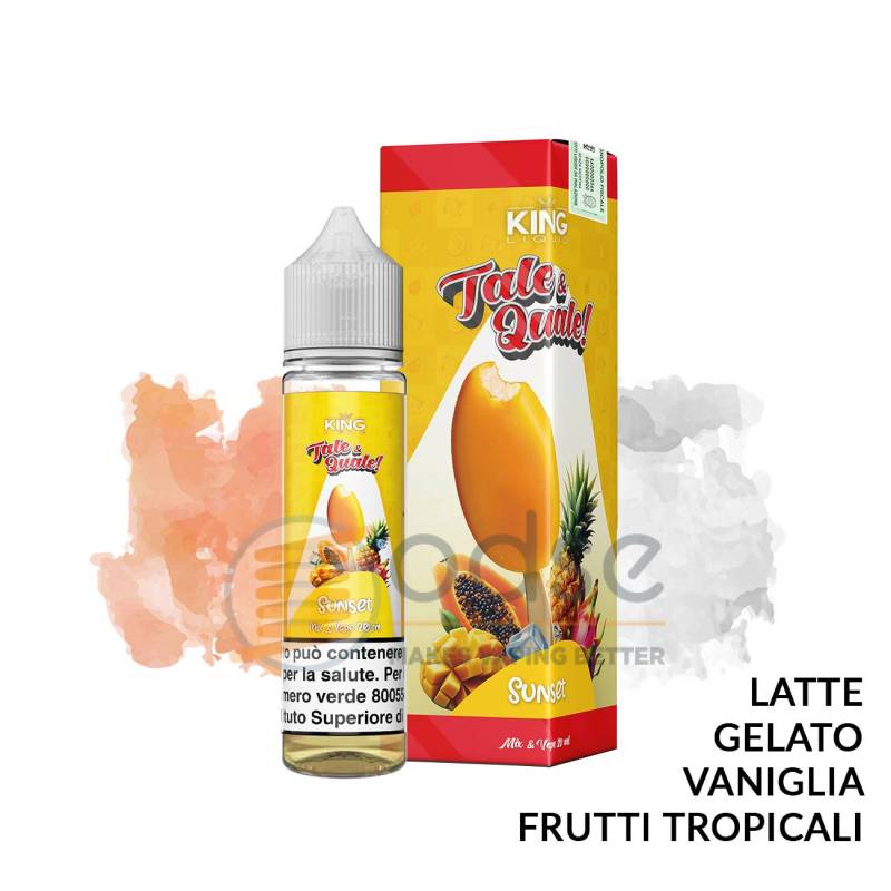 SUNSET PREMIX TALE E QUALE KING LIQUID - Mix 'n vape