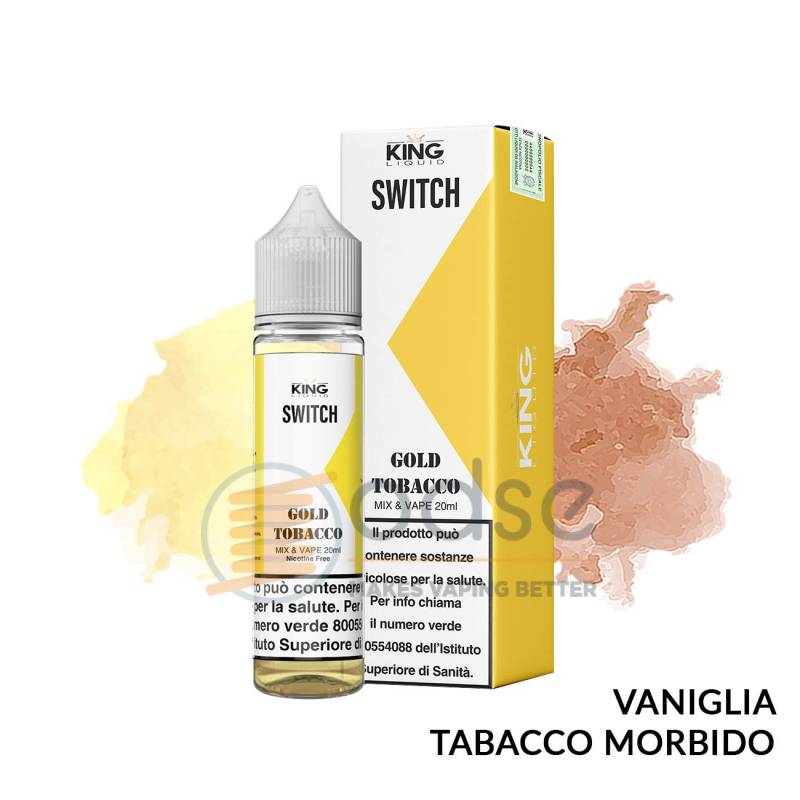 GOLD TOBACCO PREMIX SWITCH KING LIQUID - Mix 'n vape