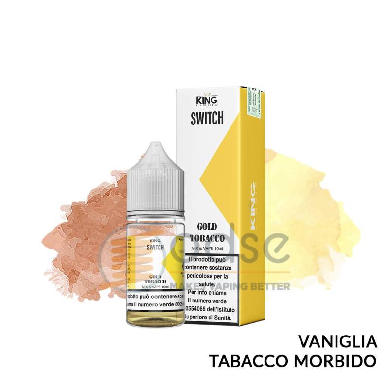 GOLD TOBACCO MINI PREMIX SWITCH KING LIQUID - Mini Mix 'n vape
