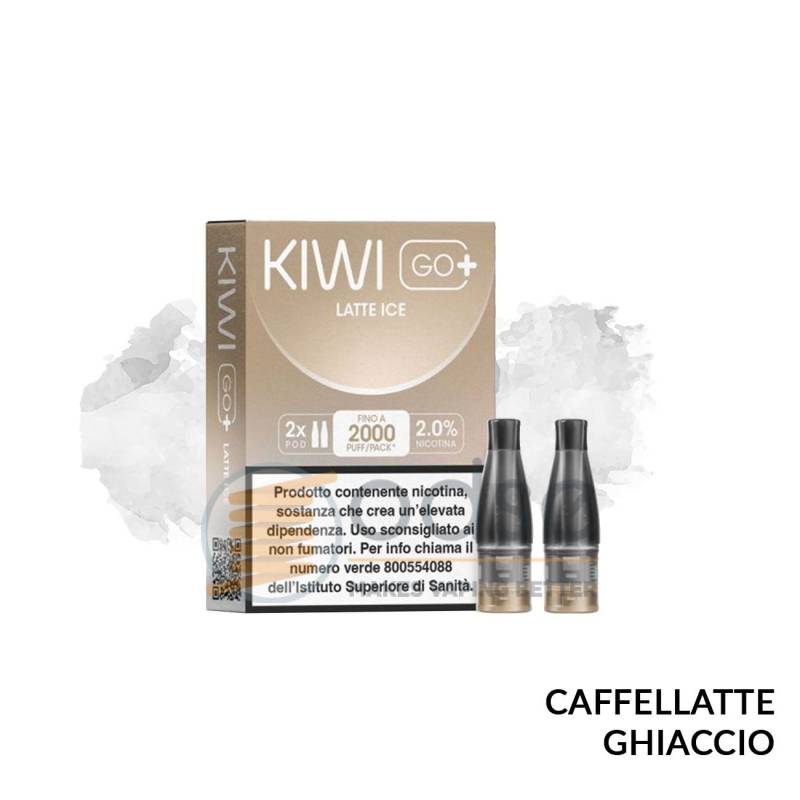 LATTE ICE POD PRECARICATA KIWI GO+ KIWI VAPOR 2 PEZZI - Pod precaricate
