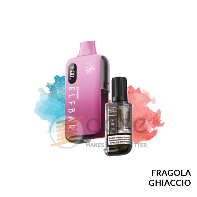 STRAWBERRY ICE POD USA E GETTA SHAKING EB6000 ELFBAR - Pod usa e getta