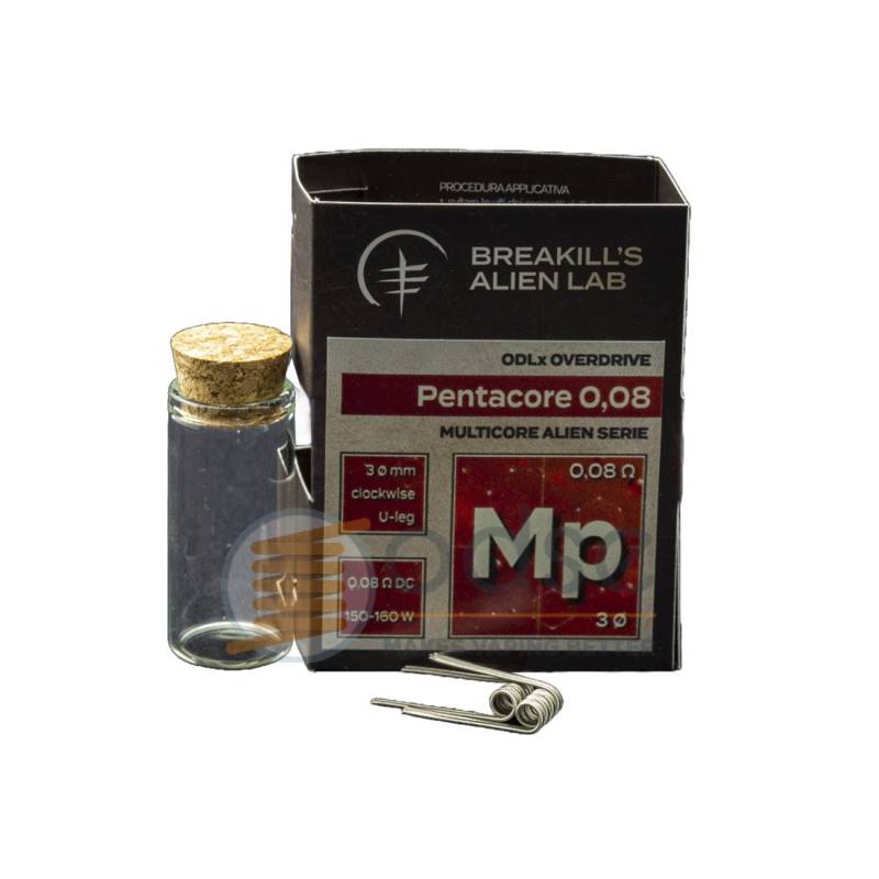 PENTACORE 0.08 Ω OVERDRIVE ODLX BREAKILL'S ALIEN LAB - FILI E RESISTENZE