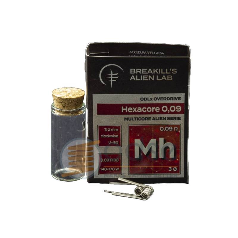 HEXACORE 0.09 Ω OVERDRIVE ODLX BREAKILL'S ALIEN LAB - FILI E RESISTENZE