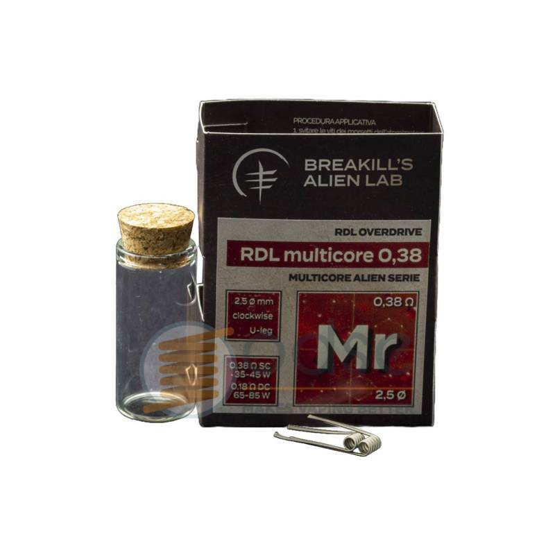MULTICORE 0.38 Ω OVERDRIVE RDL BREAKILL'S ALIEN LAB - FILI E RESISTENZE