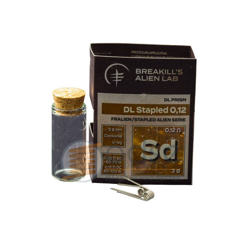 STAPLED 0.12 Ω PRISM DL BREAKILL'S ALIEN LAB - FILI E RESISTENZE