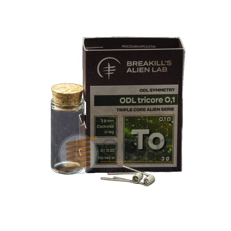 TRICORE 0.1 Ω SYMMETRY ODL BREAKILL'S ALIEN LAB - FILI E RESISTENZE