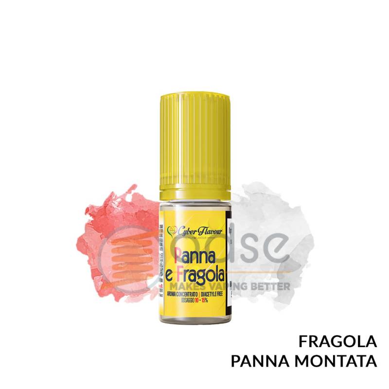 PANNA E FRAGOLA AROMA CYBER FLAVOUR - Cremosi