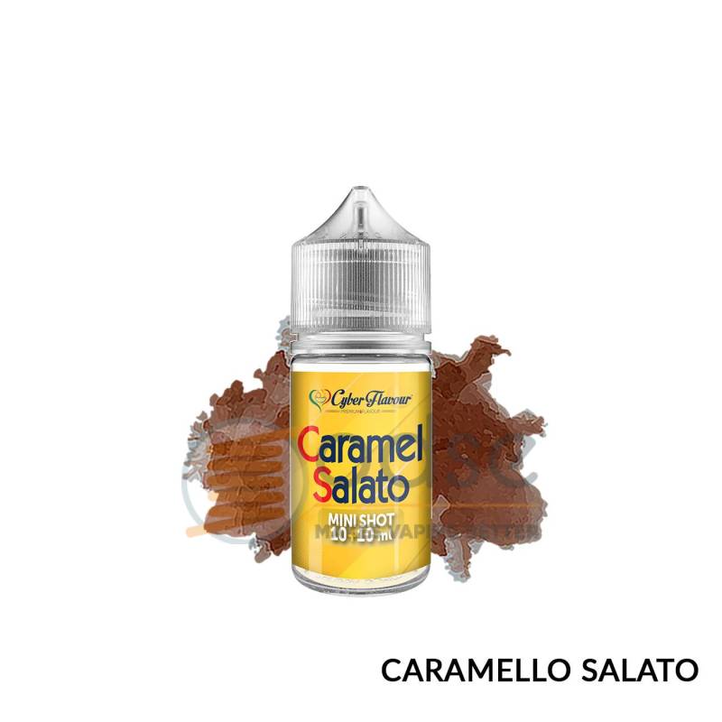 CARAMEL SALATO MINI PREMIX CYBER FLAVOUR - Mini Mix 'n vape