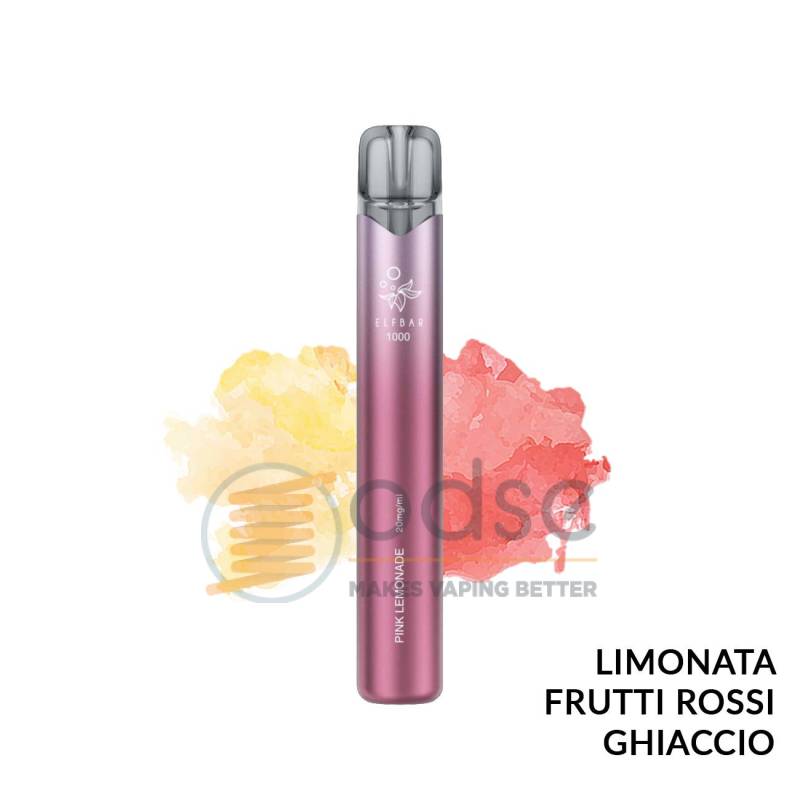 PINK LEMONADE POD USA E GETTA ELFBAR EB1000 - Pod usa e getta