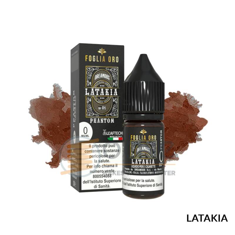 PHANTOM LATAKIA LIQUIDO FOGLIA ORO DREAMODS 10 ML - 10 mL