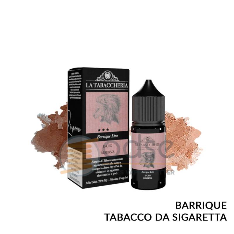 E-CIG RISERVA MINI PREMIX BARRIQUE LINE LA TABACCHERIA - Mini Mix 'n vape