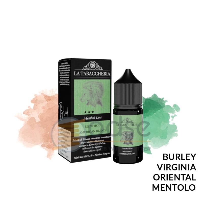 MENTHOL AMERICAN BLEND MINI PREMIX MENTHOL LINE LA TABACCHERIA - Mini Mix 'n vape