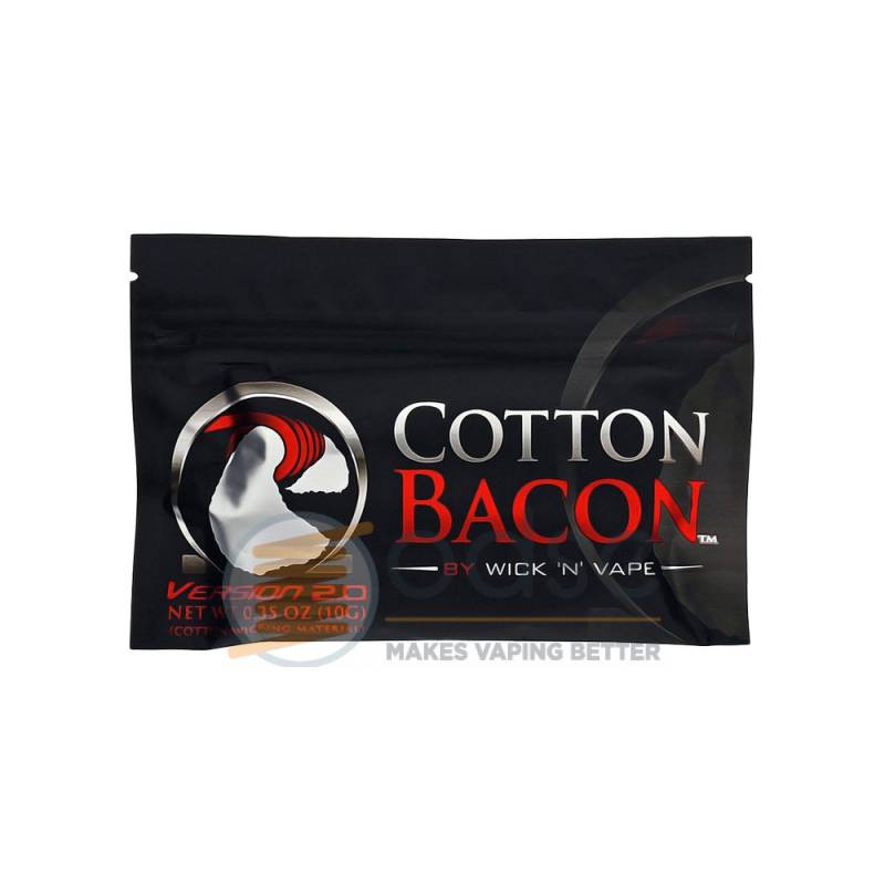 COTTON BACON V2 COTONE WICK 'N' VAPE - FIBRE E COTONE COTTON BACON V2 COTONE WICK 'N' VAPE - FIBRE E COTONE