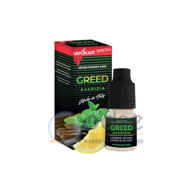 GREED LIQUIDO VAPORART 10 ML - 10 mL