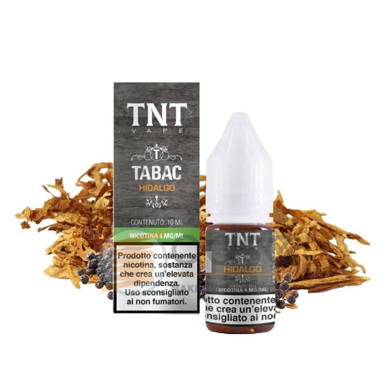HIDALGO LIQUIDO TABAC TNT VAPE 10 ML - 10 mL