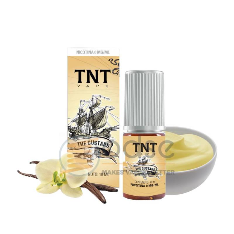 THE CUSTARD LIQUIDO PASTRY TNT VAPE 10 ML - 10 mL