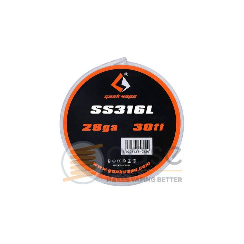 CAVO ACCIAIO SS316L GEEKVAPE - FILI E RESISTENZE